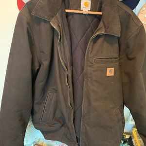 Mens brown Carhartt coat